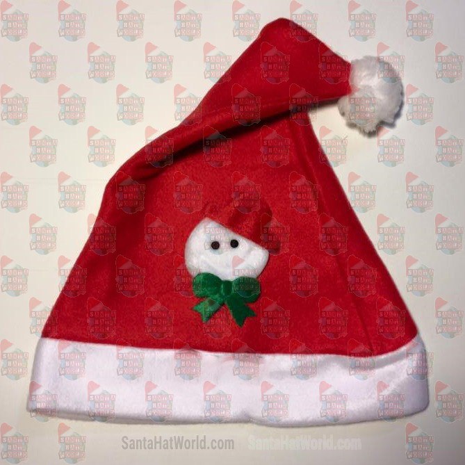 Snow Man Santa Hat
