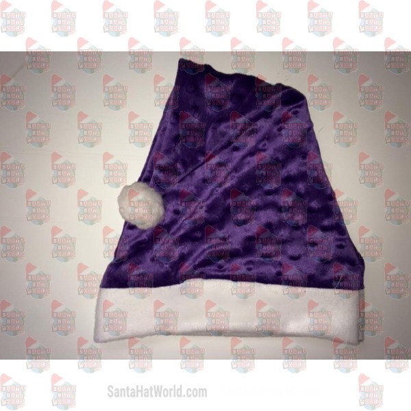 Purple Dot Santa Hat