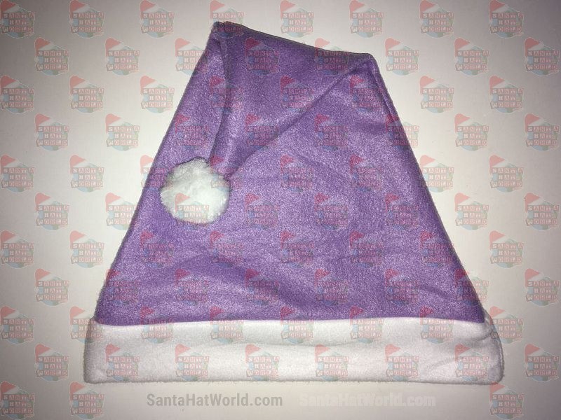Light Purple Santa Hat