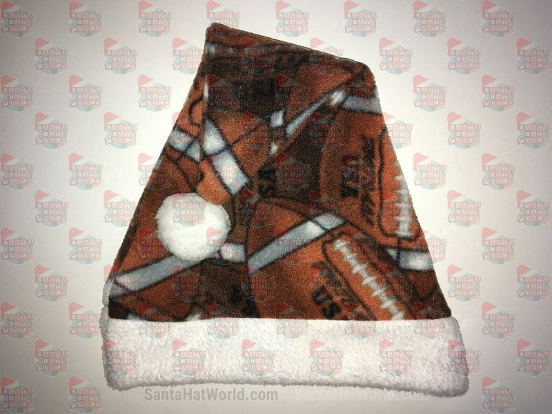 Football Santa Hat Fleece