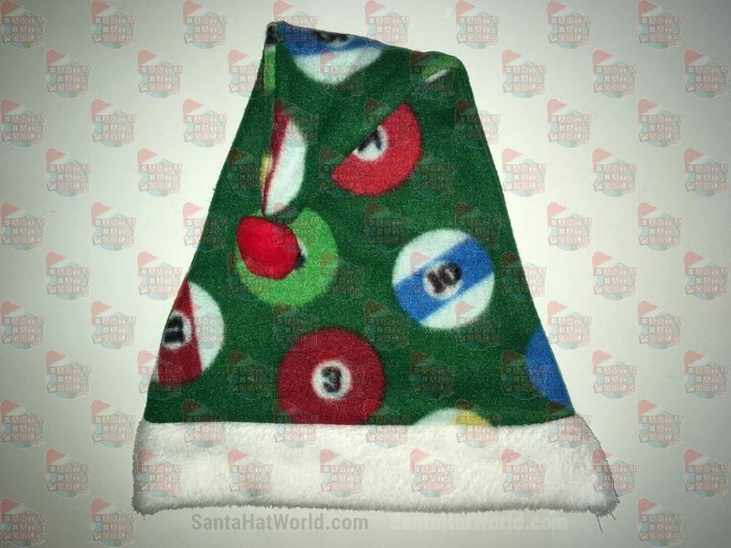 Billiards Santa Hat Fleece