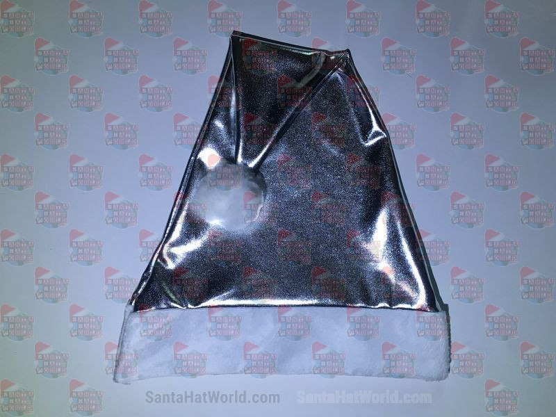 Silver Santa Hat