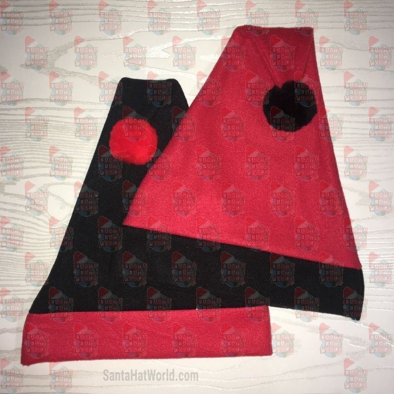 Red and Black Santa Hat