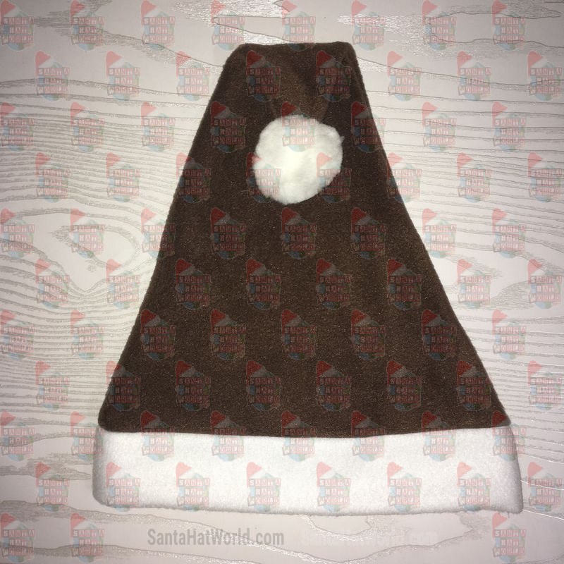Brown Santa Hat