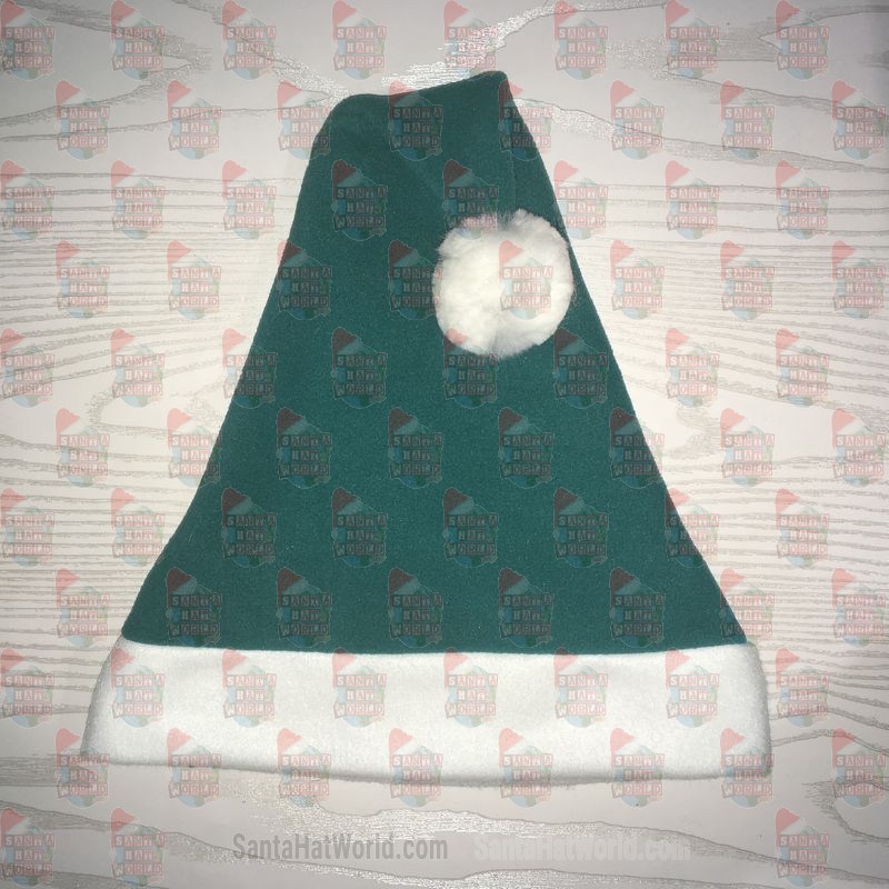 Darker Teal Santa Hat