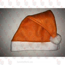 Double Fleece Carrot Orange Santa Hat