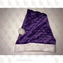 Purple Dot Santa Hat