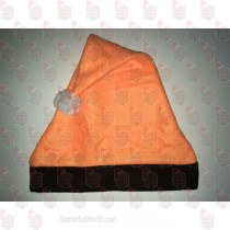 Orange and Black Santa Hat