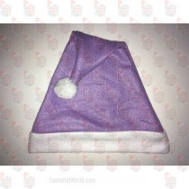 Light Purple Santa Hat