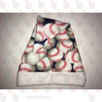 Baseball Santa Hat Fleece