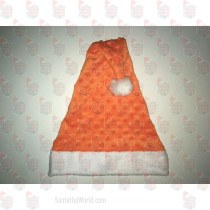 Orange Dot Santa Hat 