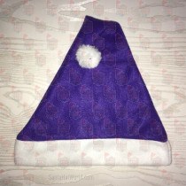 Fleece Purple Santa Hat SSF