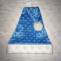 Blue Dot Santa Hat