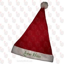 Love Him Santa Hat