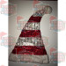 Red & White Sequin Santa Hat
