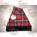 Plaid Santa Hat