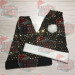 Square Sequin Gold and Black Santa Hat