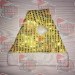 Gold Sequin Santa Hat Plush Brim