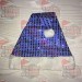 Blue Sequin Santa Hat Plush Brim