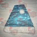 Turquoise Sequin Santa Hat Plush Brim