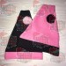 Pink and Black Santa Hat