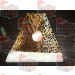 Ski Leopard Plush Santa Hat