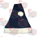 Navy Santa Hat