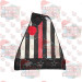 FIRE Stripe Santa Hat 3 Big Stars Open
