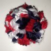 2" Red/White/Blue Yarn Pom Pom