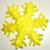 Snow Flake Name Charm Yellow