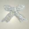 Bow Name Charm Silver